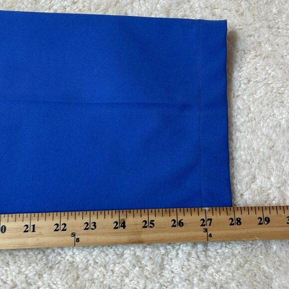 St John Sport by Marie Gray Royal Blue Straight Leg Pants Trousers Sz 10 - Picture 6 of 7